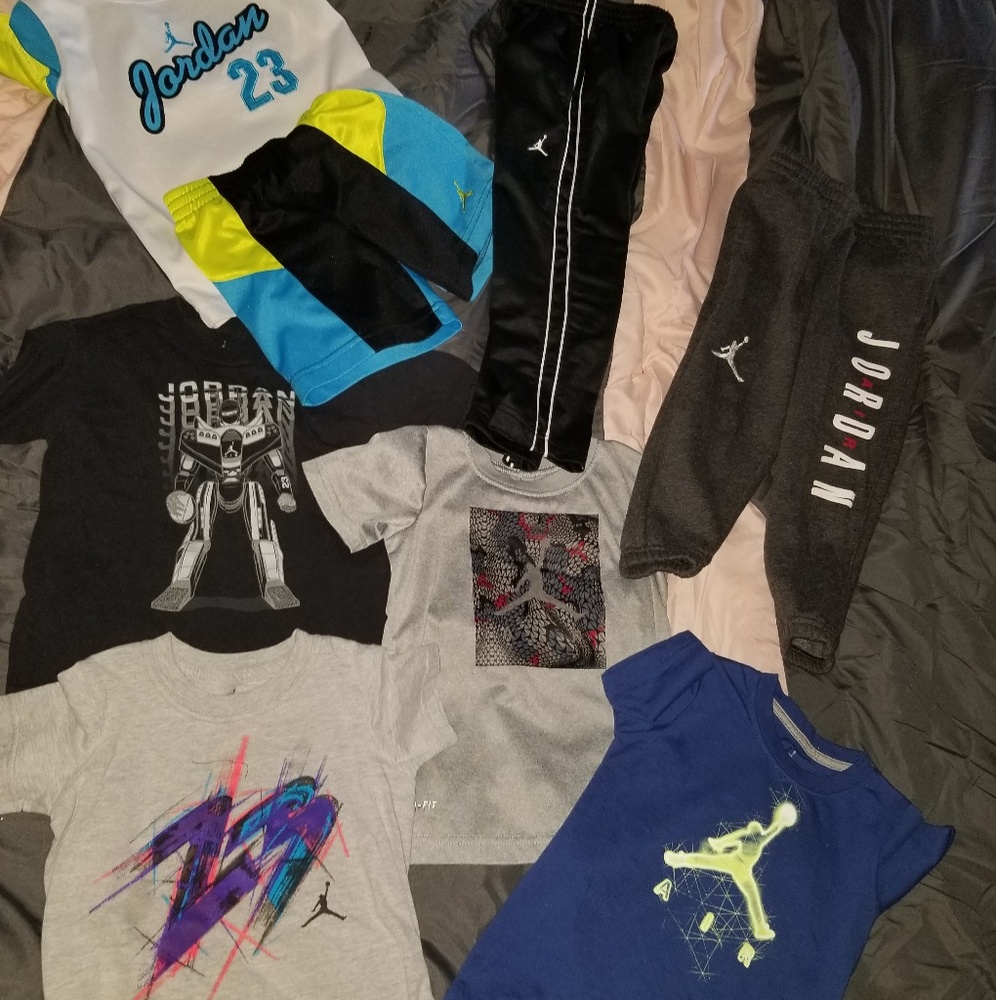BOYS 8 PIECE JORDAN LOT SIZE 4T